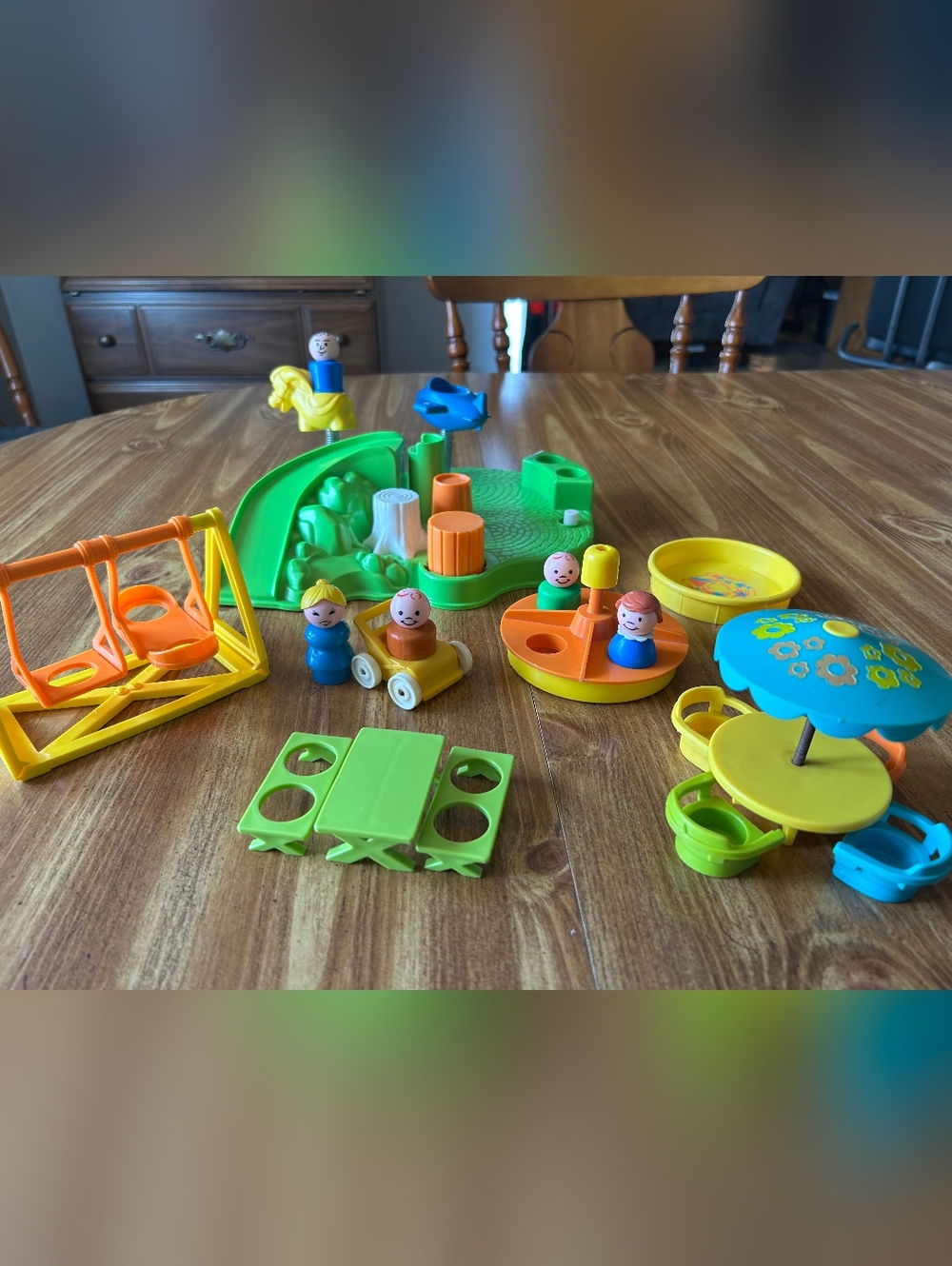 Vintage Fisher Price Little People Playground